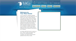 Desktop Screenshot of landcoapartments.com